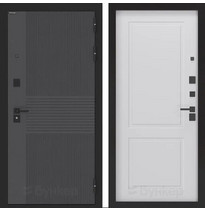 Входная металлическая дверь Бункер ХИТ BN-05 (Лофт графит / Белый софт, ФЛ-609)