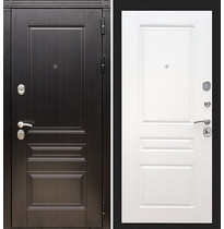 Входная металлическая дверь Рекс 17 ФЛ-243 (Венге / Белый матовый)