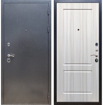 Входная металлическая дверь Рекс ФЛ-117 (Антик серебро / Сандал белый)
