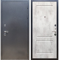 Входная металлическая дверь Рекс 11 ФЛ-117 (Антик серебро / Бетон светлый)