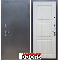 Входная металлическая дверь Рекс 11 ФЛ-3 (Антик серебро / Сандал белый)