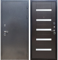 Входная металлическая дверь Рекс 11 СБ-14 (Антик серебро / Венге)