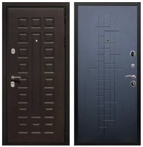 Входная металлическая дверь Рекс Премиум 3К ФЛ-289 Тетрис (Венге / Ясень черный)