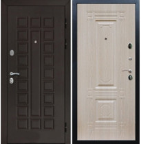 Входная металлическая дверь Йошкар-Ола Senator (Венге / Беленый дуб ФЛ-2)