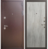 Входная металлическая дверь Лекс 5А Цезарь Дуб тревис серый (панель №73)