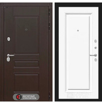 Входная металлическая дверь Лабиринт Мегаполис 27 (Венге / Эмаль RAL 9003)