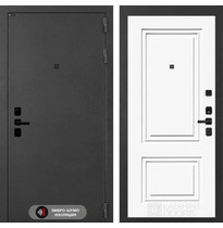 Входная металлическая дверь Лабиринт ACUSTIC (Муар серый / 26 Эмаль RAL 9003)