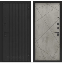 Входная металлическая дверь Бункер ХИТ BN-06 (Лофт графит / Бетон серый, панель ФЛ-291)
