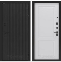 Входная металлическая дверь Бункер ХИТ BN-06 (Лофт графит / Белый софт, панель ФЛ-609)