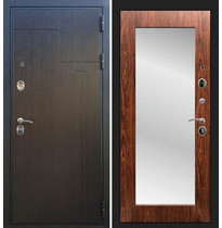 Входная металлическая дверь Рекс Премиум 246 с Зеркалом Пастораль (Венге / Берёза морёная)