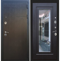 Входная металлическая дверь Рекс Премиум 246 с Зеркалом (Венге / Венге)